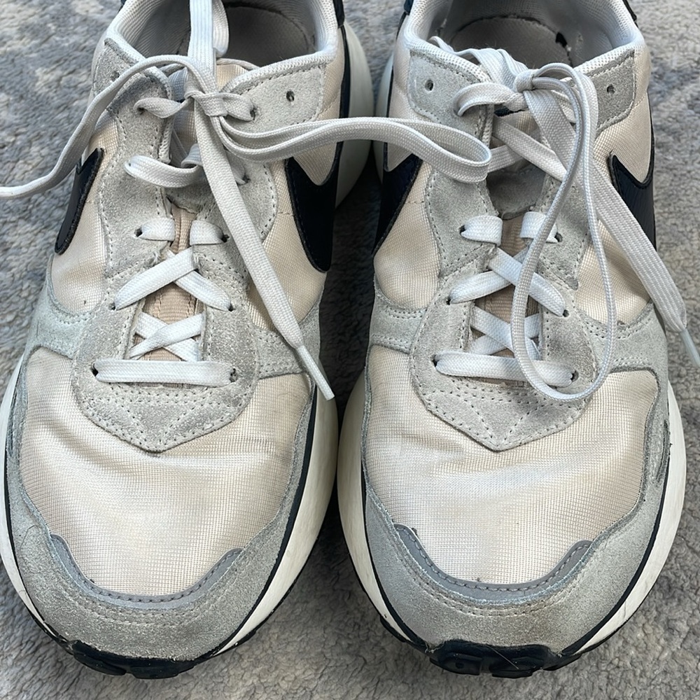 Nike Phoenix Waffle Sneakers Athletic Shoes White Sanddrift Black Womens 9.5 - Picture 12 of 15
